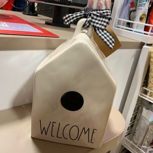 Rae Dunn welcome bird house new